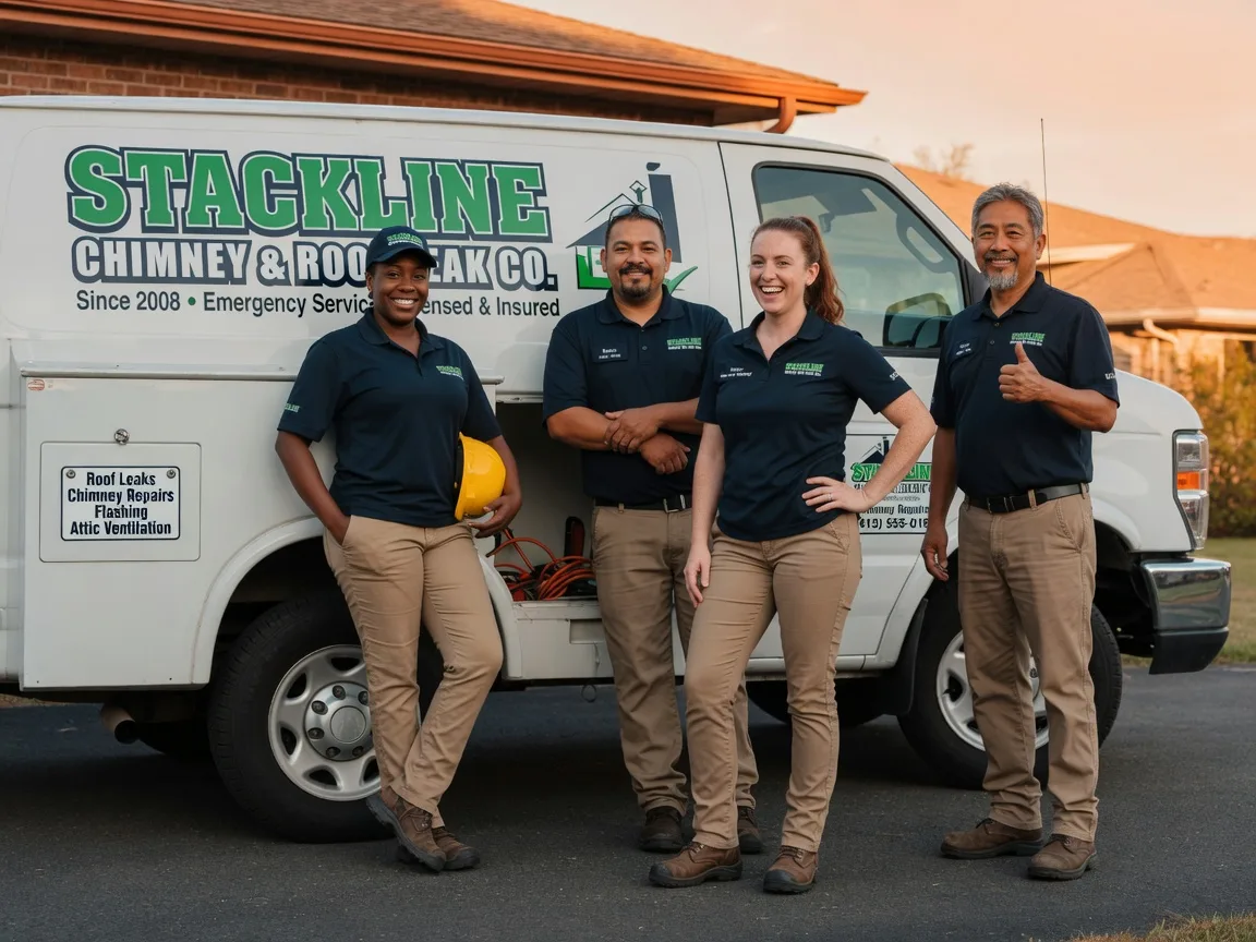 Chimney flashing repair company in Oakford, IN